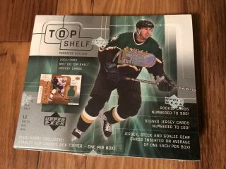 2001 - 02 Upper Deck Top Shelf Premier Edition Hockey - Box