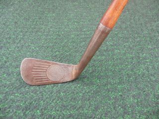 Antique Kroydon J7 Forged Fancy Face Hickory Shaft Mid Iron