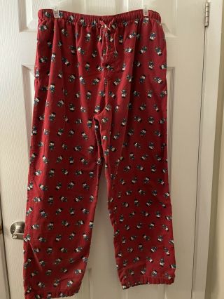 Vintage Polo Bear Red Pj Pajama Pants Ralph Lauren Rl