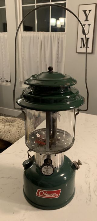 Vintage Coleman Lantern Dated 5/71 Model 220 F