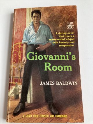 Giovanni’s Room James Baldwin Vintage Literary Paperback Signet