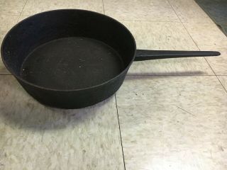 Antique 11 1/2” Cast Iron Skillet Frying Pan 3 Legs Footed Antique Hand Forged