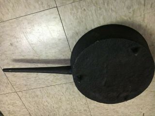 Antique 11 1/2” Cast Iron Skillet Frying Pan 3 Legs Footed ANTIQUE HAND FORGED 3