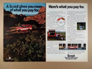 1975 Ih International Harvester Scout Ii Hardtop Vintage Print Ad