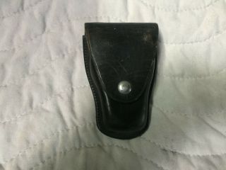 Vintage Leather Handcuff Case W - 2