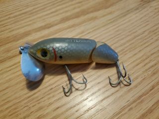 Vintage Fred Arbogast Jointed Jitterbug Fishing Lure,  Akron OH; Bin 2 2