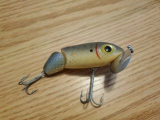 Vintage Fred Arbogast Jointed Jitterbug Fishing Lure,  Akron OH; Bin 2 3