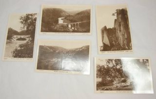 5 Vintage Lilywhite Photo Postcards Cromford Monsal Head / Dale Peak District