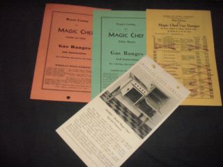 Vintage Magic Chef Gas Ranges American Stove Company Advertising:tiffin Model,