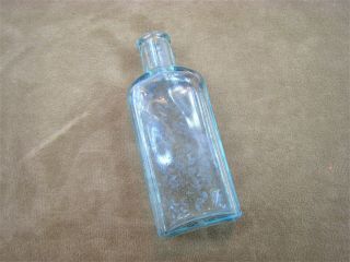 Antique/vintage Very Early " 3 In One Oil " Glass Bottle - " Three In One "