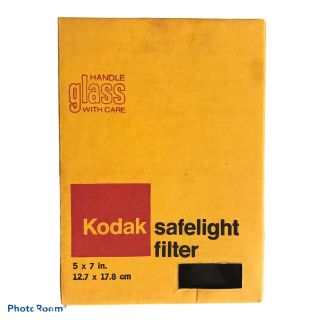 Vintage 5 X 7 Kodak Safelight Filter For Dark Room