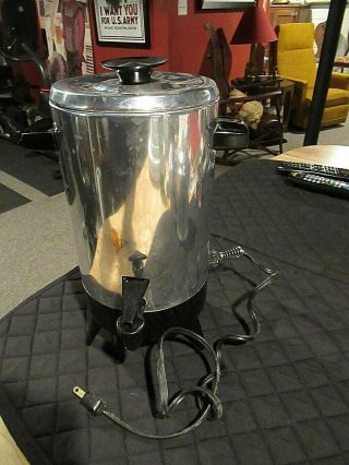 Vintage Empire Electric Coffee Maker Percolator Urn 20 Cup