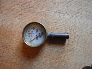 vintage Dunlop brass pressure guage 2
