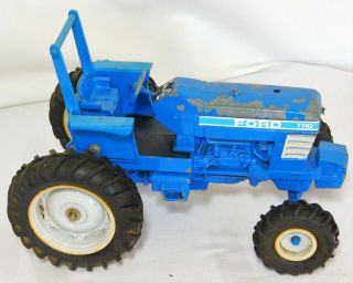 Vintage Ertl Metal Ford 7710 Toy Diecast Metal Tractor
