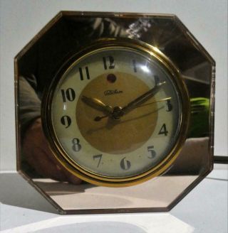 Antique - Telechron Clock Model 3f65 Art Deco 1930 
