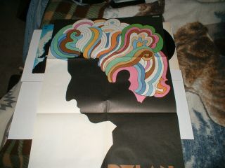 Milton Glaser - Bob Dylan Poster Insert From Greatest Hits Album Columbia