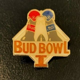 Vintage Bud Bowl 1 Pin [1989 Nfl Bowl Xxiii],  Rare Collector Commemorative
