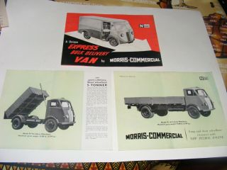 Vintage Morris Commercial Brochures 3