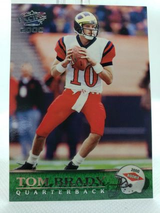 2000 Pacific 403 Tom Brady RC Rookie England Patriots Ready for Grading 2