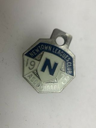 Vintage 1975 Newtown Jets LEAGUES CLUB BADGE Australian rugby NRL Sydney NSWRL 2
