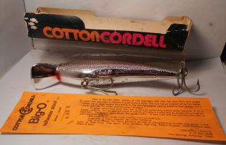 Cotton Cordell Big - O Saltwater Stout Fishing Lure 8304 Big O & Box Striper Musky