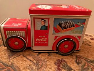 Vintage 1997 Coca - Cola Tin Delivery Truck