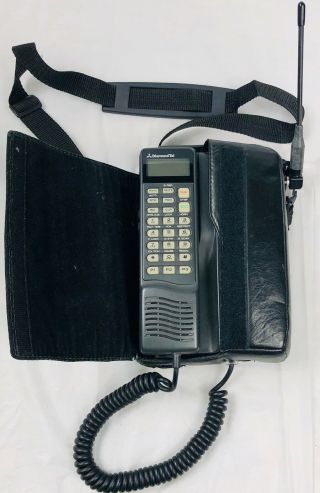 Mitsubishi Vintage Diamondtel Fm - 4036f03 Cellular Phone Mobile Car Phone Rare
