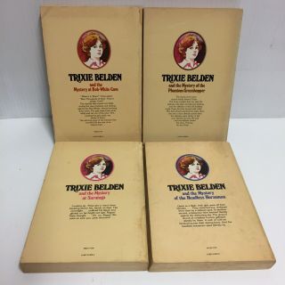 Trixie Belden Mystery x4 - 11 18 24 26 By Kathryn Kenny - Vintage PB c1970s 2