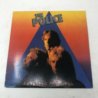 The Police Zenyatta Mondatta Vintage Vinyl (1980 A&m Lp) Vg,