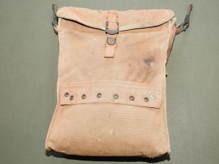 US Army WW2 MEDIC KHAKI KIT BAG Antique Vtg GI Medical Carry Pack Carrier RARE 3
