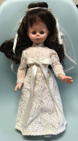Vintage Mod 1960’s Bride Doll Corinne Type Unmarked