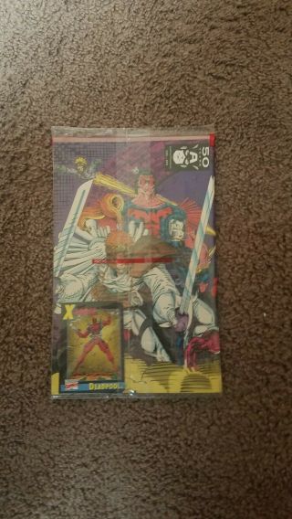 X - Force 1 Aug 1991 1st Issue Collector ' s Item Trading Card Marvel Comics Vintage 3