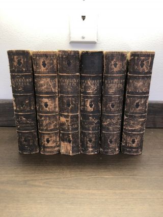 Antique The Waverly Novels Abbotsford Edition Set Of 6 Volumes 1856/1857