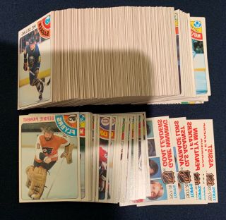 1978 - 79 Topps Nhl Hockey Cards Near Complete Set Of 250/264 Nmmt - Mt Sharp