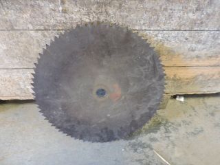 Antique 17 " Round Sawmill Circular Blade,