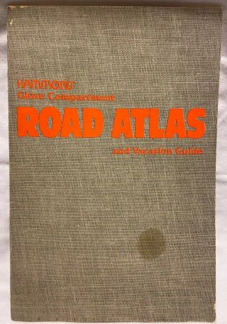 1982 Hammond Glove Compartment U.  S.  Road Atlas And Vacation Guide