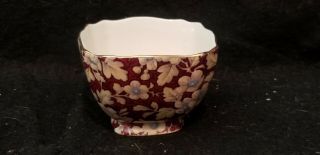 Vintage Porcelain Chintz Royal Brocade Lord Nelson Ware Sugar Bowl