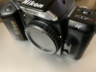 Nikon N4004 Af Slr 35mm Film Camera Body Great - Film Vintage 90’s