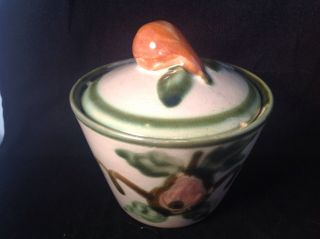 Vintage John B Taylor Harvest Louisville Stoneware Pear Individual Casserole