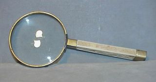 Antique Vintage Magnifying Glass Brass Dragon Handle