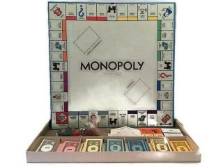 Vintage Parker Brothers Monopoly Board Game Made In 1961 In Usa Salem,  Ma