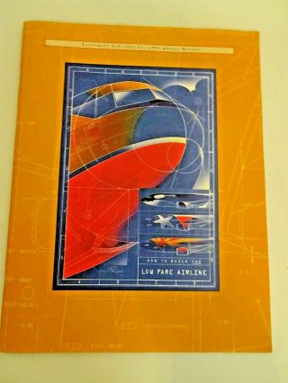 Southwest Airlines 1994 Annual Report Foldout Of Herb Stockholders