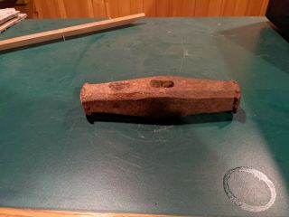 Vintage Railroad Spike Hammer 6lb Blacksmith Anvil Forge Antique