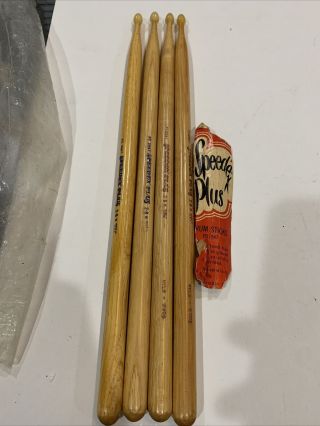 Rare 4 Vtg 1960s - 1970s Speedex Plus Usa 2b - B N Drum Sticks