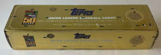 2001 Topps Baseball Full Complete Factory Set 1 - 791 Gold Box