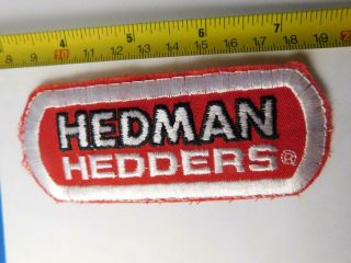 Hedman Hedders Vintage Hat Vest Patch Badge Hot Rat Rod Car Race Club