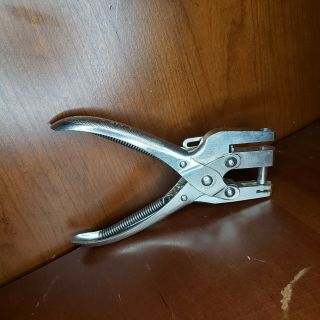 Vintage Sargent & Co.  Rivet Tool Leather Hole Eyelet Punch Pliers Made In Usa