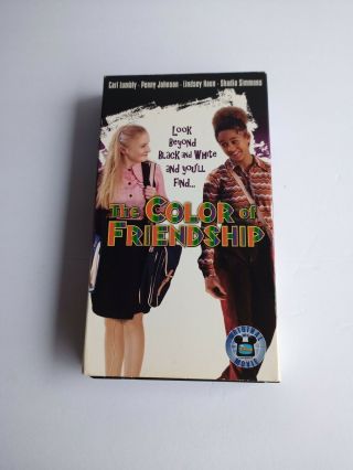 The Color Of Friendship Vhs Carl Lumbly Disney Channel Movie Vintage