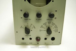 Vintage Sentinel Electronics Multimeter / ME26D/U / Parts or Project / 664 - - BR 3