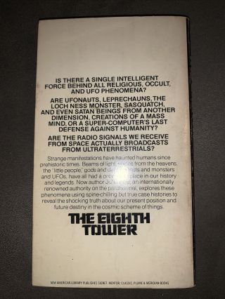 The Eighth Tower by John Keel.  Vintage Age Occult Metaphysical Alien 1977 PB 2